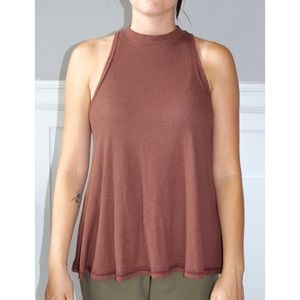 Free People Mock-neck Tank